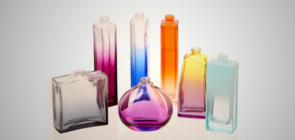 Pinturas em Degrad&ecirc; em frascos de Perfume