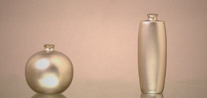 Pinturas Met&aacute;licas em frascos de Perfume